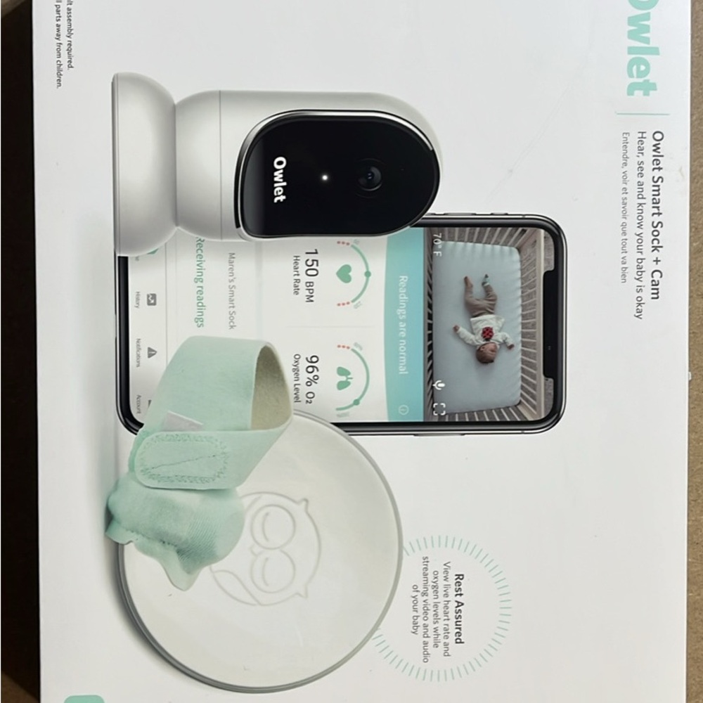 Owlet Smart Sock + Cam Baby Monitor